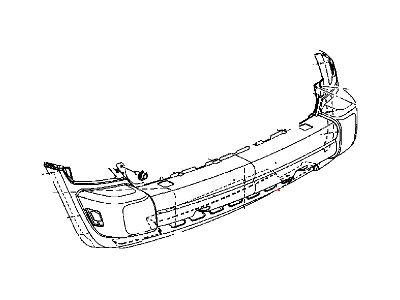 Mopar 5JG91CJMAD Front Bumper Cover