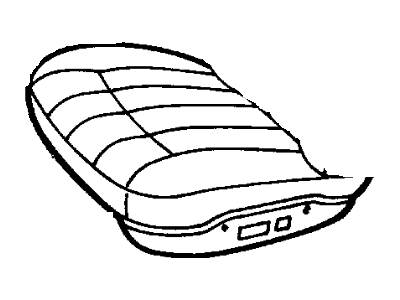 Mopar YN931T5AA Front Seat Cushion Cover