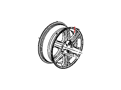 2006 Chrysler Pacifica Spare Wheel - 4880229AA