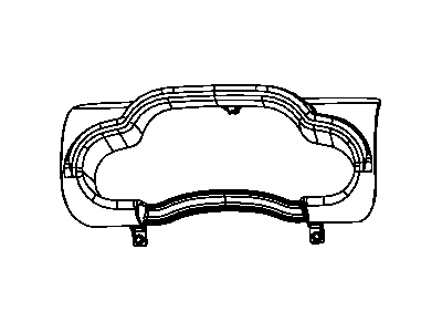 Mopar 5KD001J8AA Bezel-Instrument Cluster