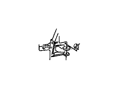 Mopar 4848639AB Hood Hinge