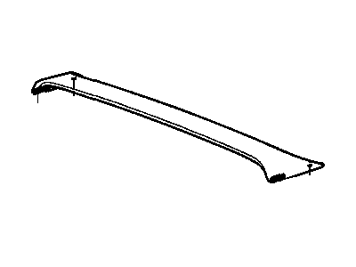 Mopar 5029787AA Spoiler-Rear Air Dam