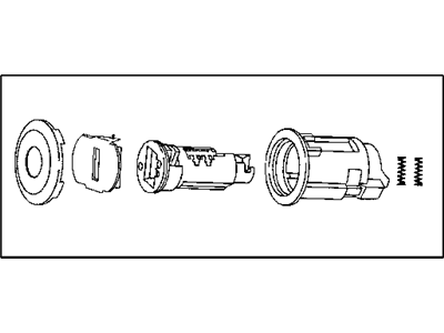 Dodge Ram 4500 Door Lock Cylinder - 5137646AA