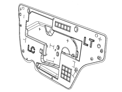 Mopar 5056273AF Shield-Front Door
