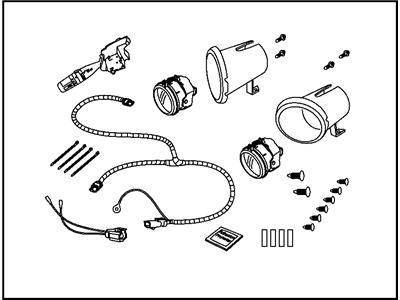 Mopar 82210663 Fog Light Kit