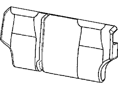 Mopar 68058067AA Foam-Seat Back