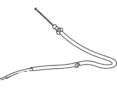 Chrysler Voyager Accelerator Cable - 4861640AA