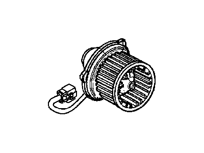 Mopar 5019185AA Motor-Blower With Wheel