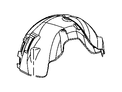 Mopar 55078070AF Shield-Splash