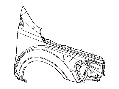 Mopar 68003316AA Fender-Fender