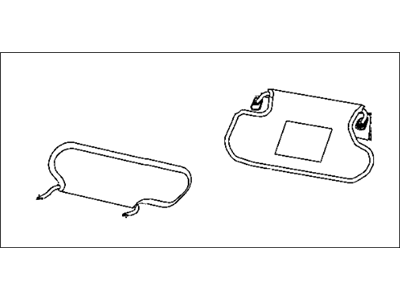 Mopar 1UL85DX9AC Visor