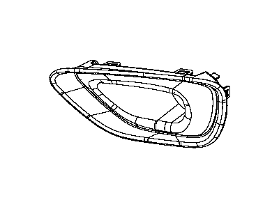 Mopar 5RK901RPAA Bezel-Fog Lamp