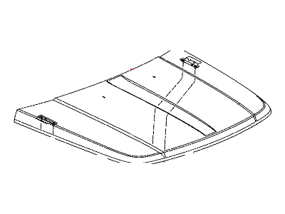 Dodge Nitro Hood - 55360878AB