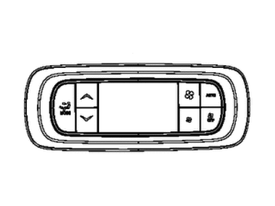 2017 Chrysler Pacifica A/C Switch - 68223337AC