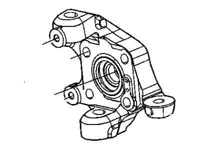 Mopar 5264871AA Front Steering Knuckle