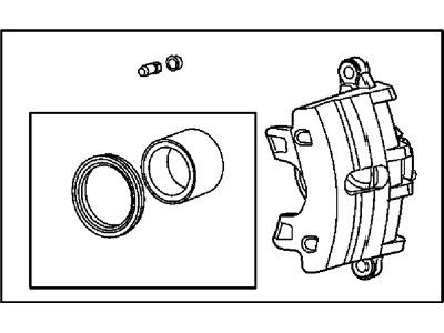 Dodge Caravan Brake Caliper - 5140830AA