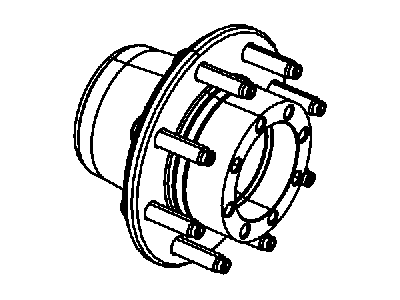 Mopar 6509853AA Stud Hub