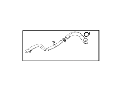 Mopar 5058882AD Hose-Radiator Outlet