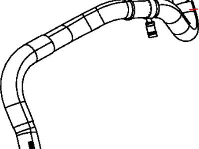 Mopar 5058881AD Hose-Radiator Inlet