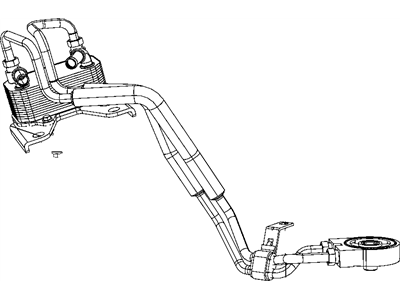 Mopar 4892438AA Connector-Engine Oil Cooler DIVERTER