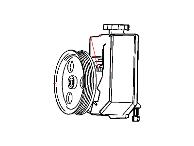 Mopar 52088710AE Power Steering Pump