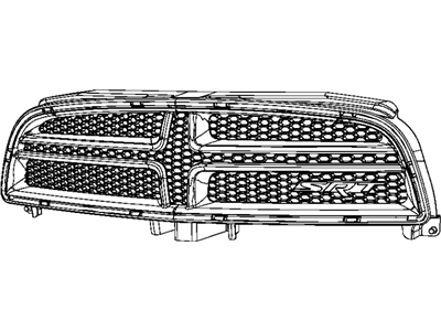 Mopar 1SF03KCLAA Grille-Radiator