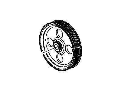 Mopar 4861582AA Pulley-Power Steering Pump