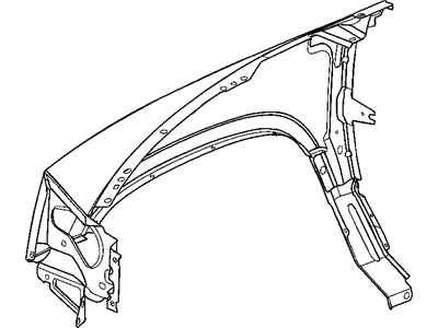 Mopar 55112180AA Panel-Fender