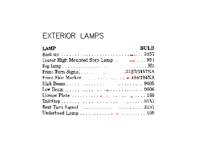 2000 Dodge Intrepid Headlight Bulb - 154846AA