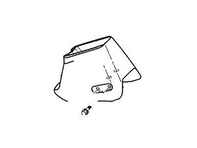 Dodge Neon Center Console Base - PL87TK5