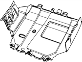 Mopar 5116372AE BELLY PAN-FRONT