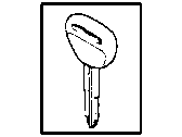 Mopar MB543949 KEY-BLANK