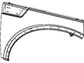 Dodge Nitro Fender - 55360844AB Front Fender