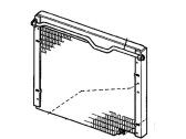 Jeep Comanche A/C Condenser - 56002205 Core, Condenser