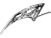 Mopar 5067756AB WEATHERSTRIP-HOOD TO RADIATOR