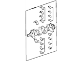 Jeep Cherokee Crankshaft - 4713051AB Crankshaft