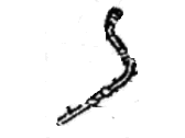 Dodge Daytona Parking Brake Cable - 4294917 Assembly-Parking Brake Int