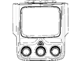 Mopar 68226600AA CONTROL-A/C AND HEATER
