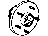 Chrysler Wheel Hub - 5003550AA Brake Hub And Bearing