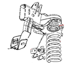Mopar 68051297AA ISOLATOR-SPRING
