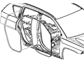 Mopar 5116399AG WEATHERSTRIP-FRONT DOOR BODY MOUNTED