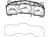 Jeep Liberty Instrument Cluster - 5172860AA Instrument Panel Cluster