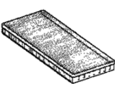 Jeep Cherokee Air Filter - 53002184 Element, Air Cleaner