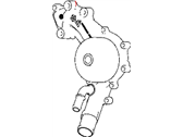 Mopar 68158680AB PUMP-WATER