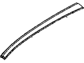 Mopar 1AV10RXFAD APPLIQUE-ROOF PANEL