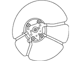 Mopar 1JM26XDVAA COVER-STEERING WHEEL BACK