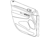 Mopar 68137941AA BEZEL-FRONT DOOR