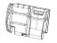 Mopar 7AU72NR3AA Rear Seat Back Cover