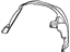 Mopar 55136229AB Shield-Front Fender