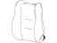 Mopar 6MJ18DX9AA Front Seat Back Cover